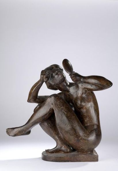 Michel PIGEON (né en 1937).
Nu féminin au...