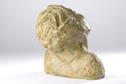 J. SIGUIER (XXe siècle).
Buste d'une rêveuse....