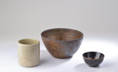 Ensemble de trois céramiques comprenant :...