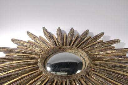 Line VAUTRIN (1913-1997).
Miroir circulaire...