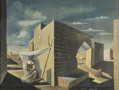 José CABALLERO (1912-1991).
Paysage surréaliste...