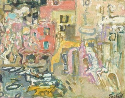Alexandre Sacha GARBELL (1903-1970).
Le port...