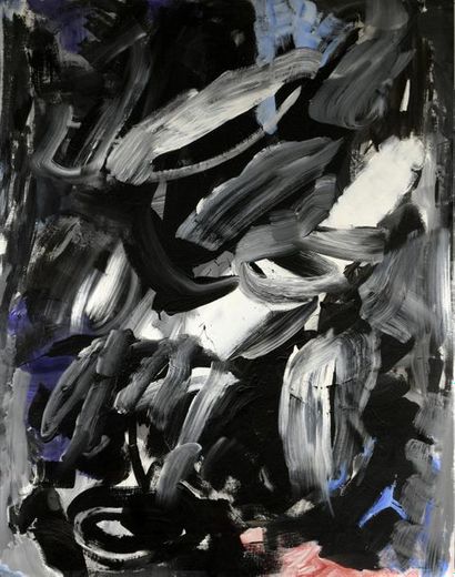 Wanda DAVANZO (1920-2017).
Abstraction.
Huile...