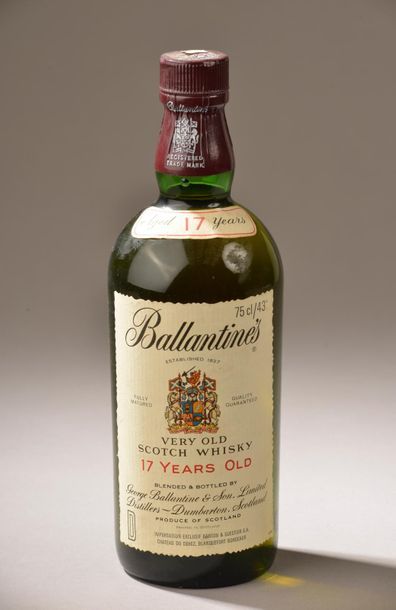 1 bouteille SCOTCH WHISKY Ballantine's 17...