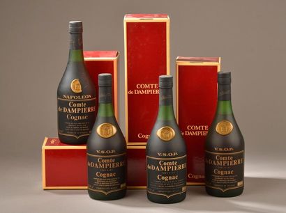 4 bouteilles COGNAC 
