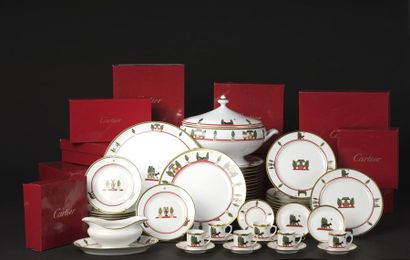 LIMOGES for CARTIER.
White porcelain 