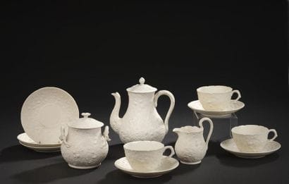 CREIL AND MONTEREAU. 
 Part of tea service...