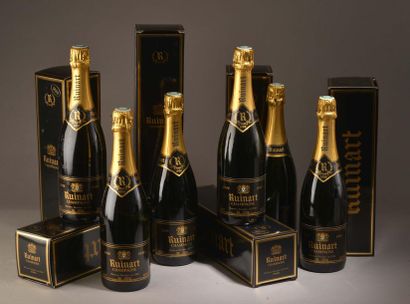 6 bottles CHAMPAGNE Ruinart 1988 (cases)...