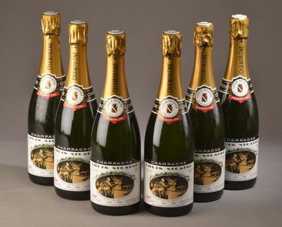 6 bottles CHAMPAGNE L. Nicaise 1997 