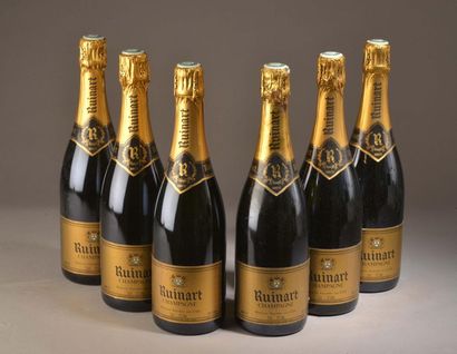6 bottles CHAMPAGNE Ruinart (1993 shipment)...