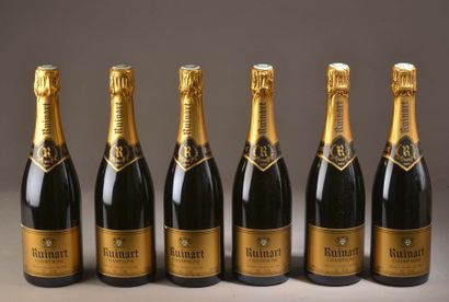 6 bottles CHAMPAGNE Ruinart (1993 shipment)...
