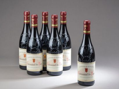 6 bottles CHÂTEAUNEUF-DU-PAPE 