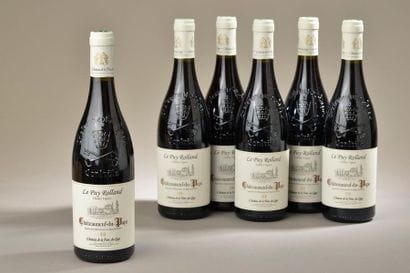 6 bottles CHÂTEAUNEUF-DU-PAPE 