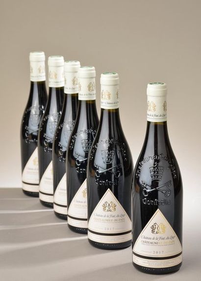 6 bottles CHÂTEAUNEUF-DU-PAPE La Font du...