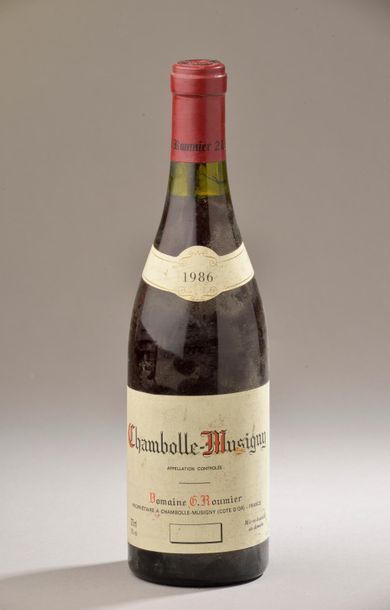 1 bottle CHAMBOLLE-MUSIGNY G. Roumier 1986...