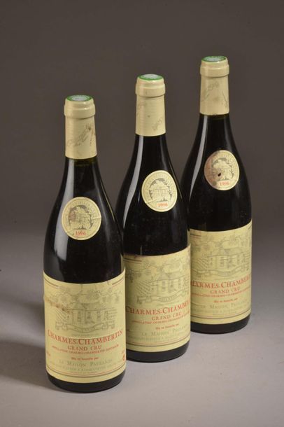 3 bottles CHARMES-CHAMBERTIN, La Maison Paulands...