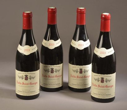 4 bottles NUITS-ST-GEORGES Domaine Chevillon-Chezeaux...