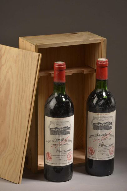 2 bottles Château GRAND-PUY-LACOSTE, 5° cru...