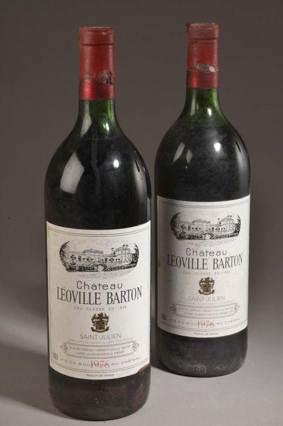 2 magnums Château LEOVILLE-BARTON, 2° cru...