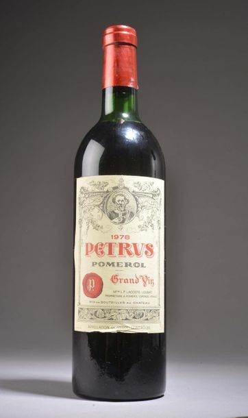 1 bottle PETRUS, Pomerol 1978 (etlt, TLB/LB)...