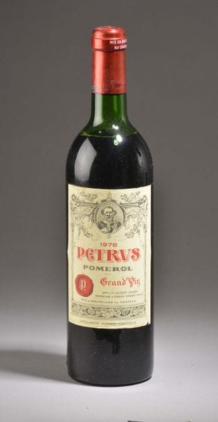 1 bottle PETRUS, Pomerol 1978 (etlt, MB)...