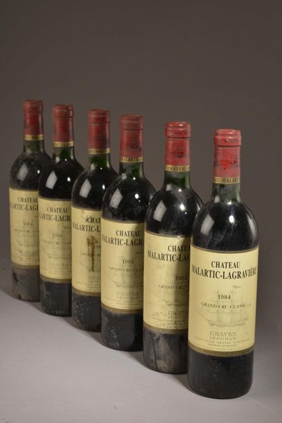 6 bottles Château MALARTIC-LAGRAVIÈRE, Pessac-Léognan...