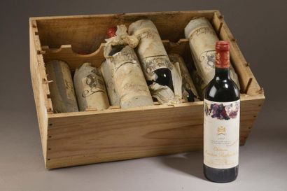 10 bottles Château MOUTON-ROTHSCHILD, 1°...