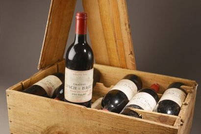12 bottles Château LYNCH-BAGES, 5° cru Pauillac...