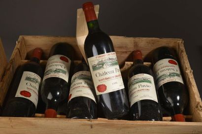 12 bottles Château PAVIE, 1° Grand Cru St-Émilion...