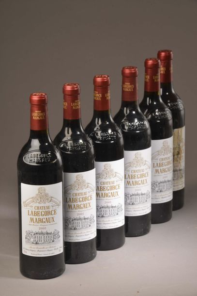 6 bottles Château LABÉGORCE, Margaux 2001...