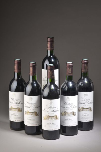 6 bottles Château PRIEURÉ-LICHINE, 4° cru...
