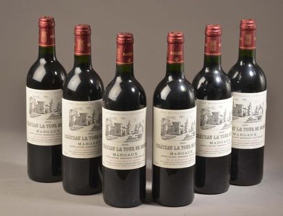 6 bottles Château LA TOUR DE MONS, Margaux...