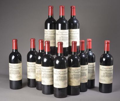 12 bottles Château HAUT MARBUZET, Saint-Estèphe...