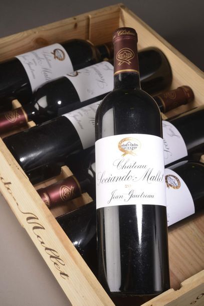 6 bouteilles Château SOCIANDO-MALLET, Haut-Médoc...