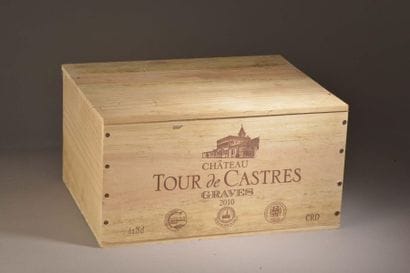 6 bouteilles Château TOUR DE CASTRES, Graves...
