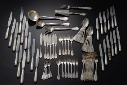 CHRISTOFLE.
A silver metal 
