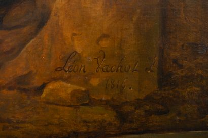 Lucile FOULLON-VACHOT (circa 1775 - 1865).

Portrait...