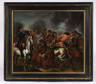 German school of the 18th century.

Cavalry...