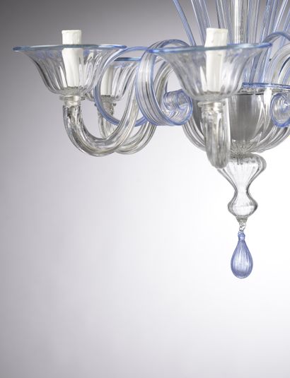 VERONESE.

Lustre en verre soufflé de Murano...