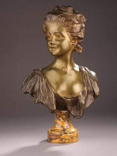 Georges VAN DER STRAETEN (Gand, 1856 - 1928).

Buste...