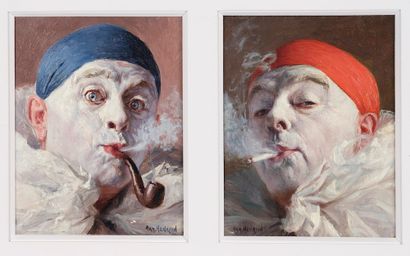 Armand HENRION (Liège, 1875 - 1958).

Portrait...