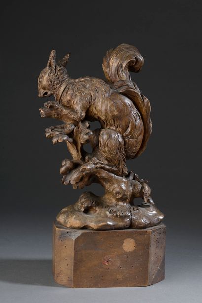 German school of the 18th century.

Squirrel...