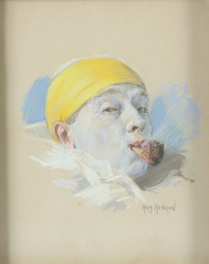 Armand HENRION (Liège, 1875 - 1958).

Portrait...