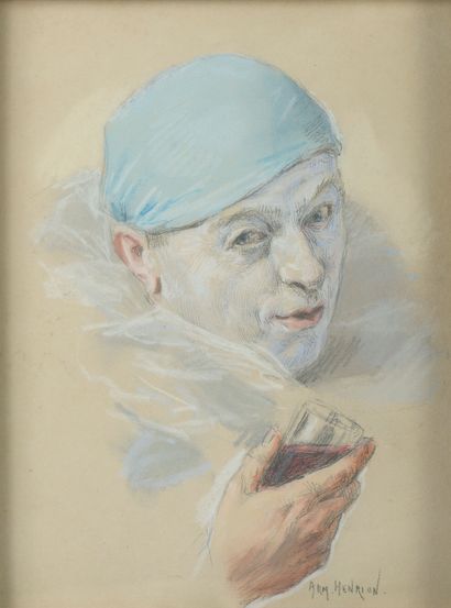 Armand HENRION (Liège, 1875 - 1958).

Portrait...