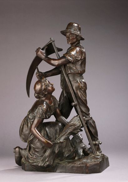 Henri Louis LEVASSEUR (Paris, 1853 - 1934).

Couple...