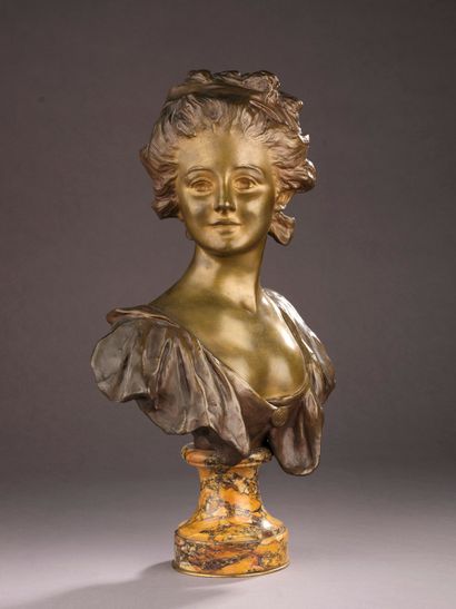 Georges VAN DER STRAETEN (Gand, 1856 - 1928).

Buste...