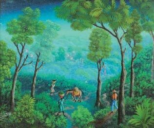 DUFRANC
Paysage Huile sur toile, signée en...