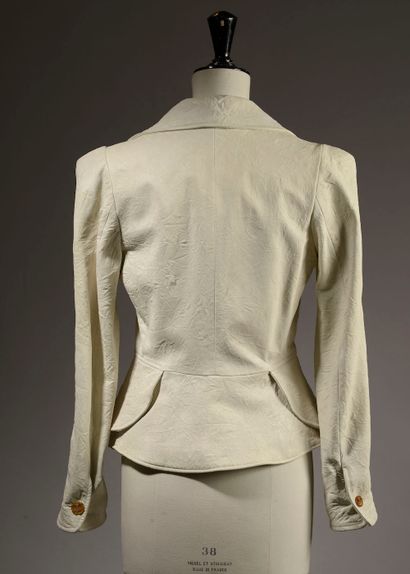 VIVIENNE WESTWOOD RED LABEL.

White leather...