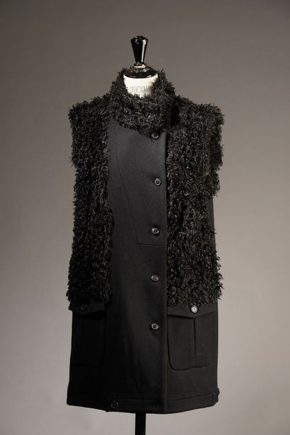 MARIA LUISA Paris.

Navy blue wool coat,...