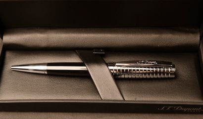 ST. DUPONT. 

 Set of seven ballpoint pens,...